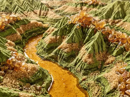 The Edible Crystalline Topography