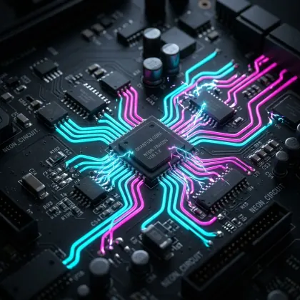 The Molten Neon Circuitry